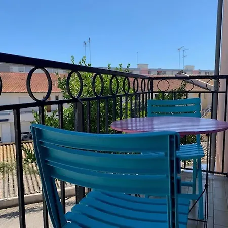 Studio Lumineux Avec Balcon, Proche Thermes, Wifi Gratuite, Lave-linge, Non-fumeur, Parking A Proximite - Fr-1-503-173 * Balaruc-les-Bains